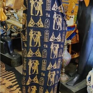 Unique Egyptian Dress Blue & Gold